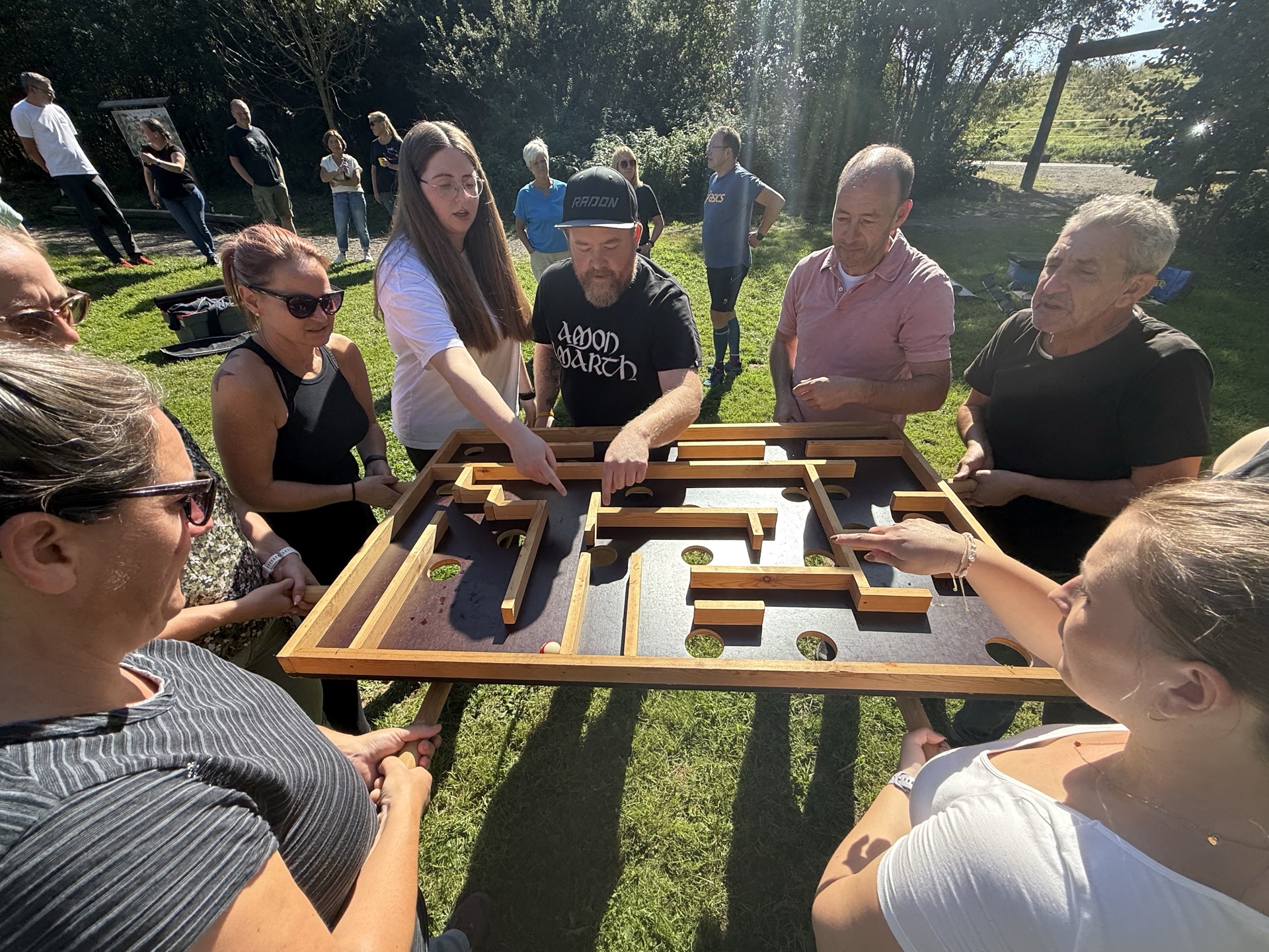 Team Challenge: Stationen während des Teamevents